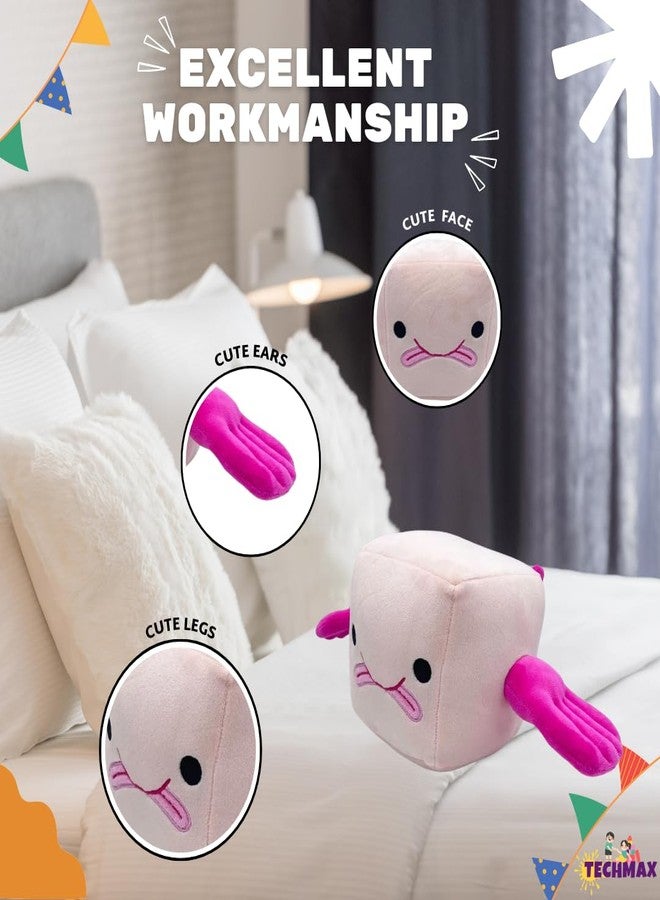 TechMax Solution لعبة TechMax Solution القطيفة الناعمة المربعة اللطيفة الحزينة - Image 4